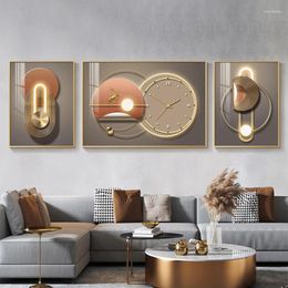 Wall Clocks Modern Light Luxury Decorative Watches Living Room Household Fashion Simplicity Creativity Atmosphere