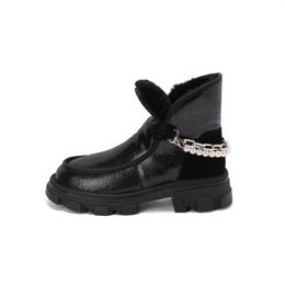 Winter designer shoes Heatshoes Snow Boots Fur on Leathe Women loafers Luxury pashm Casual Waterproof Comfort cashmere Designer Shoes YG53-7111