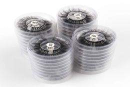 3D Fibre Lash Mink Eyelashes 10 styles With Box Natural Eye Lashes Handmade Thick Long Soft False 5D Eyelash2313391