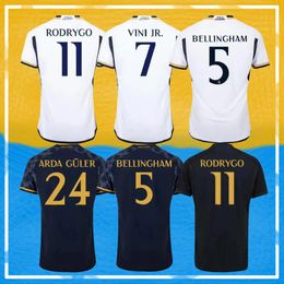 23 24 BELLINGHAM VINI JR soccer jerseys MBAPPE Tchouameni 2023 2024 football shirt CAMAVINGA Rodrygo MODRIC Camisetas men kids kit uniforms fans player