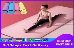 Exercise Mat Yoga Mat Gym Workout Pilates Fitness Mats Training NonSlip Sport 18361cm10mm Pads Lose Weight Unisex64438741138174