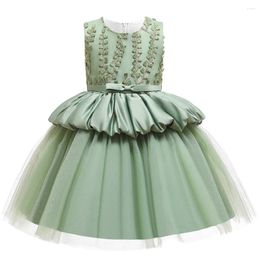 Girl Dresses Summer Flower For Girls Children Birthday Party Wedding Dress Prom Evening Princess Costums Kids Clothes 10 Years