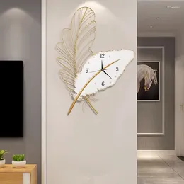 Wall Clocks Modern Luxury Clock Unique White Indoor Design Industrial Digital Living Room Relojes De Pared Cute Decor