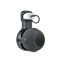 Hooks No-punch Premium Wall Mount Holder For Apple Homepod Mini Stand Perfectly Hide The Power Cord Speaker Accessories