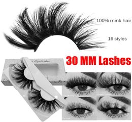 2530 mm 3D Mink Eyelashes Reusable 100 Real Siberian 5D Mink Hair Strip False Eyelash Makeup Natural Long Individual Eye Lashes 7033351