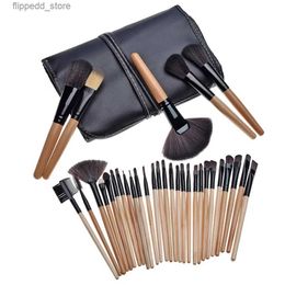 Makeup Brushes 32Pcs Professional Makeup Brushes Set Cosmetic Powder Eye Shadow Foundation Blush Blending Concealer Beauty Make Up Tool Brushes Q231110