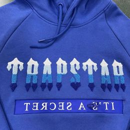 2023 Trapstar UK Autumn and Winter -dazzling Bluetrapstar Tracksuits Designer Casual Sportswear