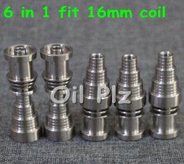 hand tools 6 IN 1 fit 16 mm coil Domeless Titanium Nail For Male and Female7544358