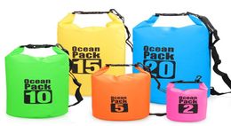 DHL 2L Ocean Pack Waterproof Dry Bag All Purpose Dry Sack for Outdoor Floating Kayaking Hiking Swimming Snowboarding1948744