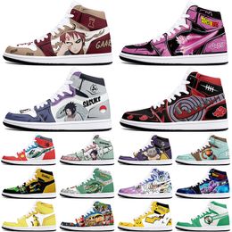 New diy classics Customised shoes sports basketball shoes 1s men women antiskid damping fashion cool anime Customised figure sneakers 479117