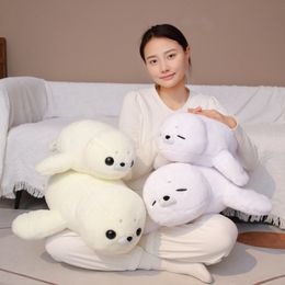 New Kawaii Soft Animal Sea Lion Doll Baby Sleeping Pillow Cartoon Marine Animals Seal Plush Stuffed Toy Kids Girls Gift