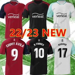 22 23 OSASUNA Fußballtrikot DAVID Garcia CHIMY Avila CAMISETA Equipacion ADULTO 2022 2023 TORRES MONCAYOLA MANU SANCHEZ Home Away 3rd