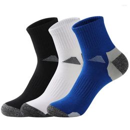 Men's Socks Running Sports Basketball Skateboard Moisture Wicking Athletic Sock Long Short Sweat Deodorant Warm Winter Thick Sox Men