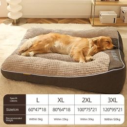 kennels pens Dogs Sofa Bed Pet Kennel Mats Cats Bed Winter Warm Sleeping Floor Mats for Small Middle Big Dog Nest Pet Accessories dog house 231109