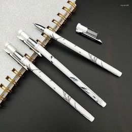 Chinese Style Kawaii 0.5mm Refill Signature Gel Pen DIY White Coloured Stationery Gift Make Writing Office School Supplies