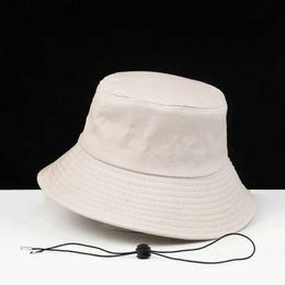 Wide Brim Hats Bucket Hats 56cm 58cm 60cm 62cm 64cm Pure Cotton Adult Bucket Hats Big Bone Ladies Beach Hat Men Plus Size Plain Fisherman Hat 5 Colours YQ231110