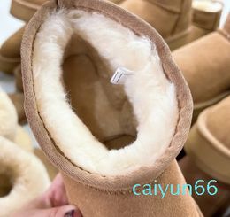 Women Winter Ultra Mini Designer Australian Platform or Men Real Leather Warm Ankle Fur Booties Luxurious Shoe designer australia