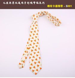 Neck Ties 2023 Korean Version Of Fresh Personality Cartoon Decoration Cool Shirt Cotton Tie Male And Female Student Uniform General Manufa