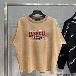Designer summer women t shirt Shirt The correct version of High Quality English Alphabet Fine Embroidered Couple