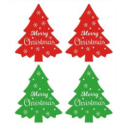 Adhesive Stickers Merry Christmas Tree Seals Labels 22 x 18" StickersChristmas Tags Holiday Sticker for Cards Gift Envelope 231110