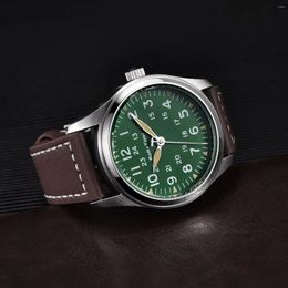Wristwatches 2023 Rollstimi Retro Pilots Watch Top Luxury Quartz For Men Leather Waterproof Luminous Multifunctional Wristwatch