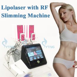 650nm Lipolaser Slimming Beauty Machine with RF Lipo Laser Body Sculpting Fat Weight Loss Cellulite Reduction