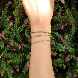 Strand C.QUAN CHI Colourful Miyuki Bead Bracelet Friendship Thin Rope Women