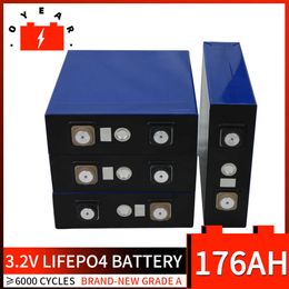 Grade A 176AH Lifepo4 Battery 12V 24V 48V Brand New Rechargeable Lithium iron Phosphate Solar Cell For EV RV Boat Golf Carts