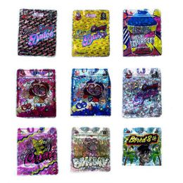 BB Laser Mylar Bag 3.5g Plasitc Package Storage Empty Resealable Zpper Case With Stand Up BACKPACK BOYZ Hologram Design