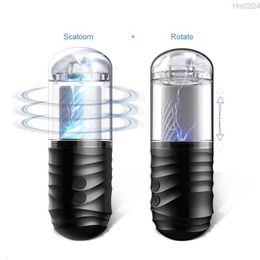 Realistic Masturbator Device With Sucker Adult Male Electric Masturbation Cup Penis Training Cups Artificial Vagina Sex For ZRWS