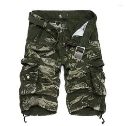 Men's Shorts Tactical Cargo For Men Summer Casual Cotton Short Pants Multi-pocket Camouflage Military Training