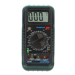 Freeshipping Handheld Digital Multimeter DMM w/Temperature Tester Capacitance & hFE Test Metres Multimetro Megohmmeter Tosqu
