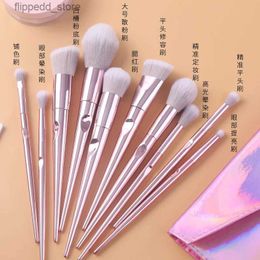 Makeup Brushes Luxury Rose Gold Makeup Brushes Set For Foundation Powder Blush Lip Eyeshadow Concealer Eye Make Up Brush Cosmetics Beauty Tools Q231110