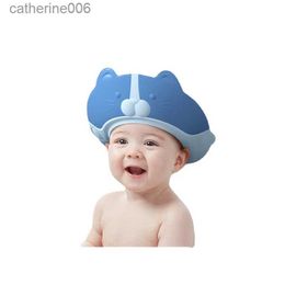 Shower Caps Yy Baby Water Retaining Cap Children Shampoo Shower Cap Bath Ear Protection Head Washing Fantastic CapL231110