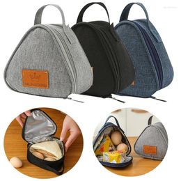 Dinnerware Picnic Storage Insulated Box Thermal Carrier Bento Thicken Cooler Lunch Portable Bag Travel Bags Container Triangular