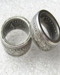 Morgan Silver Dollar Coin Ring 039eagle039 Silver Plated Handmade In Sizes 8165490120