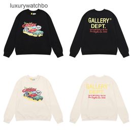 Designer Galleryy t Shirt Deptts Tshirt Mens Fashion Sweaters T-shirts Small car design printed cotton terry loose sweater RZBU