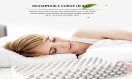 Natural Latex Pillow Cervical Pillow Wolf Tooth Massage Granules Adult8788317