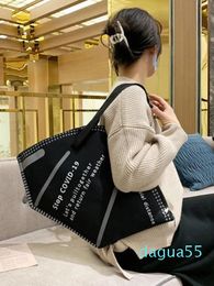 Evening Bags Ladies Shopping Shoulder Mask Bag Environmental Handbag Unique Design Canvas Bookbags Japanese Trend Outdoor Travel BagsEvening