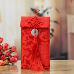 Gift Wrap Wedding Purse Lucky Chinese Red Envelope Pocket R Year Spring Birthday Party Box