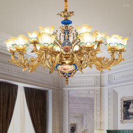 Chandeliers Star El French Chandelier Led Light Lampadario Living Room Ceiling Zinc Alloy Luxury Style Church Lamps