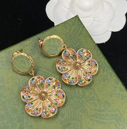 Multi-Style Vintage Charm Stud Earrings Luxury 925 Silver Designer Stud Earrings Letters Jewellery Women Plated Diamond Valentine Wedding Gifts Jewellery