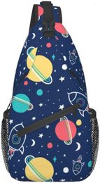 Backpack Starry Sky Sling Multipurpose Crossbody Shoulder Bag Travel Hiking Daypack