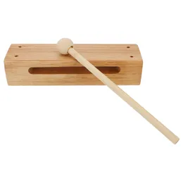 Wood Percussion Toy Instrument Musical Chinese Bangzi Block Stick Woodblock Early Learning Instument Children Rhythm Orff