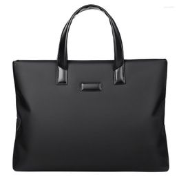 Briefcases 2023 Brand Business Men's Briefcase High Quality Totes Waterproof Nylon Men Laptop Handbags Messenger Bags For Male Bag