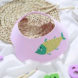 Shower Caps Hot Sale Cute Baby Shampoo Cap New Catfish Baby Shampoo Cap With Ear Protection Children Shower Cap AdjustableL231110