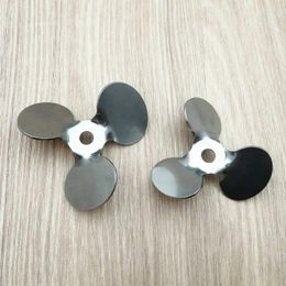 1pcs DIA 40/50/60/70/80/100/120mm 304 Stainless Steel Three-blade Stirring Paddle Laboratory 45 Degree Angle Blade