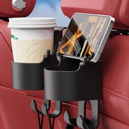 New Car Multifunctional Seat Water Cup Holder Storage Box Mobile Phone Holder Universal Rear Seat Drink Holder Car Interior Supplies