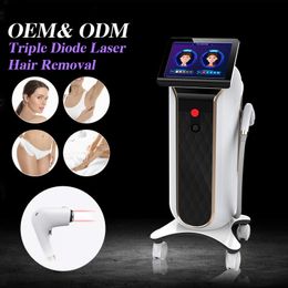 New High Power 808nm Diode Laser Hair Removal Machine with big screen Painless Hair Removal & Skin Rejuvenation Machine