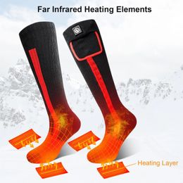 Sports Socks Battery Powered Cold Weather Heat Socks for Men Women Outdoor Riding Camping Hiking Motorcycle Skiing Warm Winter Socks 231109